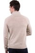 Cashmere & Yak men polo style sweaters howard vintage beige chine dove chine 2xl